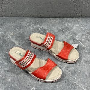 صندل زنانه FootFlexx دارای بند چسبی قابل تنظیم