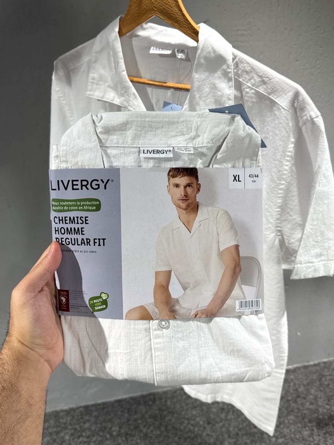 پیراهن لنین مردانه LIVERGY