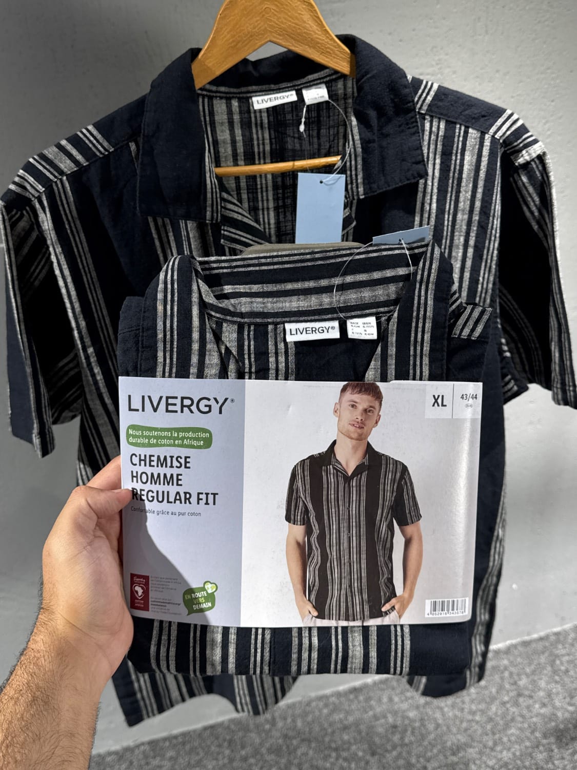 پیراهن لنین مردانه LIVERGY
