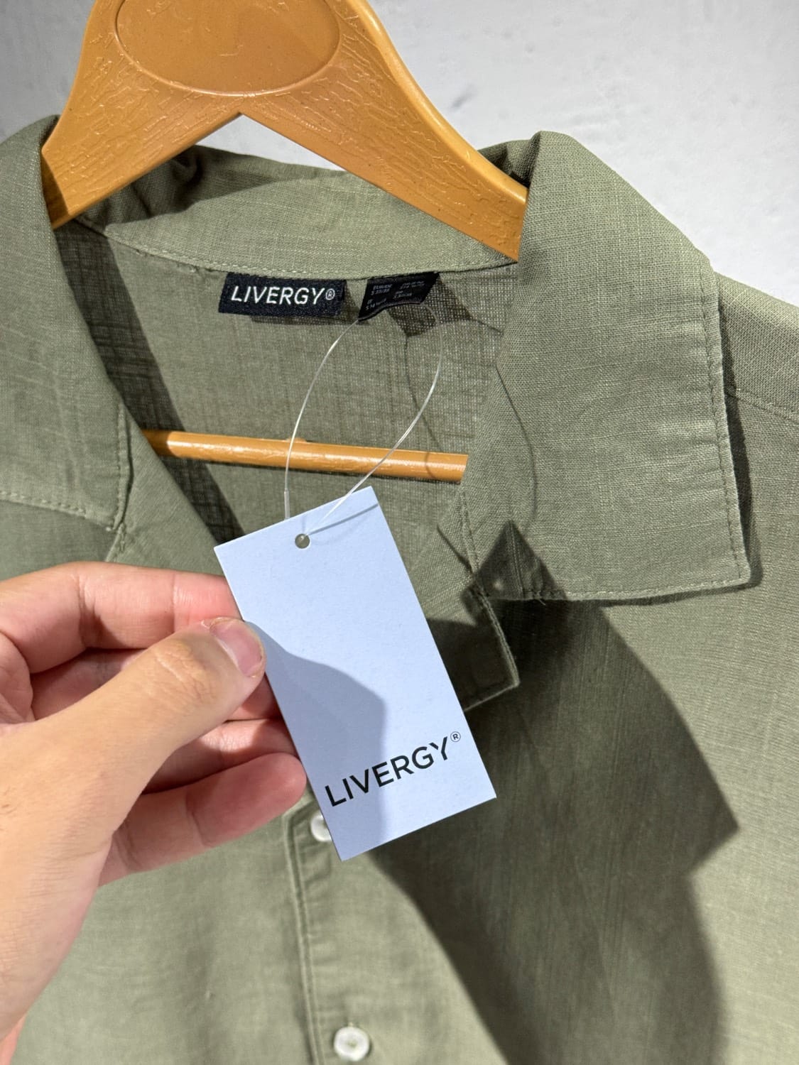 پیراهن لنین مردانه LIVERGY