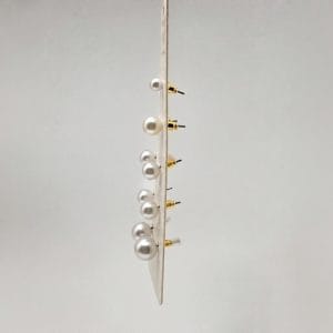 پک گوشواره میخی مرواریدی آی ام نمای بغل