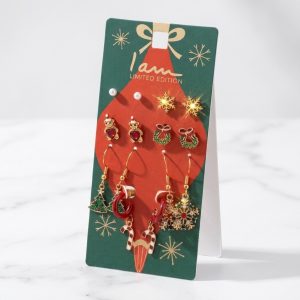 پک گوشواره کریسمسی پک کامل