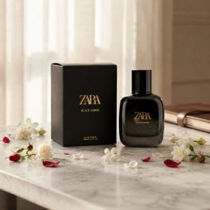 عطر ادکلن زارا بلک امبر زنانه اصل نمای دور