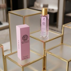 عطر زنانه الحمبرا برایت کریستال روی پایه دکوراتیو نمایشگاهی