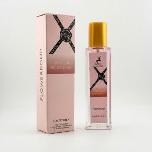 عطر زنانه الحمبرا فلاور بامب ۳۵ میل - تصویر اصلی شیشه و جعبه ادکلن