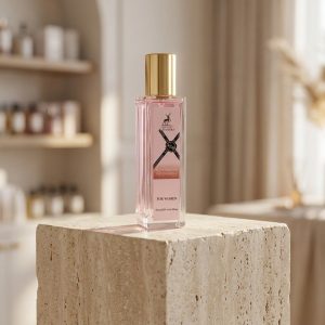 عطر زنانه الحمبرا فلاور بامب ۳۵ میل روی پایه سنگی دکوراتیو