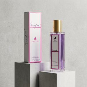 عطر زنانه میسون الحمبرا مری می ۳۵ میل به همراه جعبه روی استند مینیمال بتنی