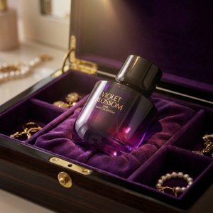 شیشه عطر زنانه زارا ویولت بلوسوم در جعبه کادویی مخملی شیک